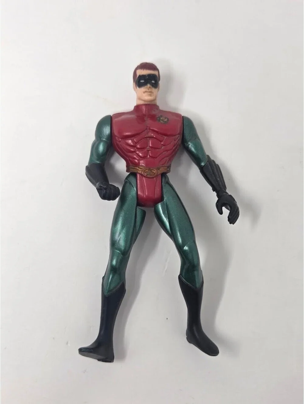 1995 DC Comics Robin Action Figure Red Green Suit Toy Figure